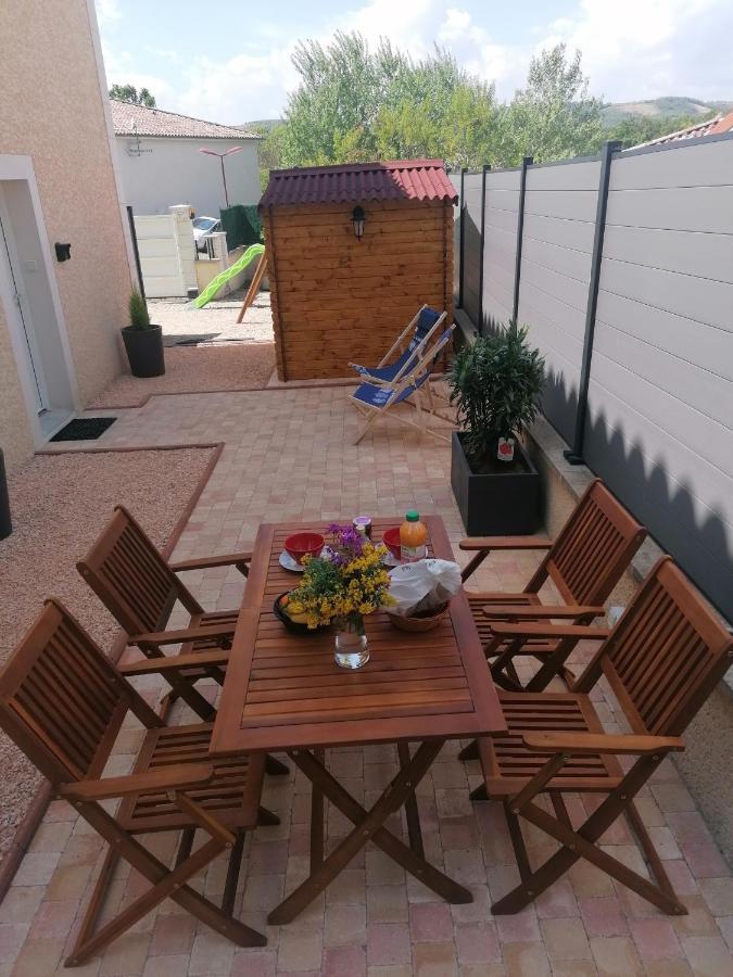 Charmant Appartement T2 Dans Villa Avec En Supplement Spa Exterieur De Mai A Septembre Laveyron Exteriér fotografie